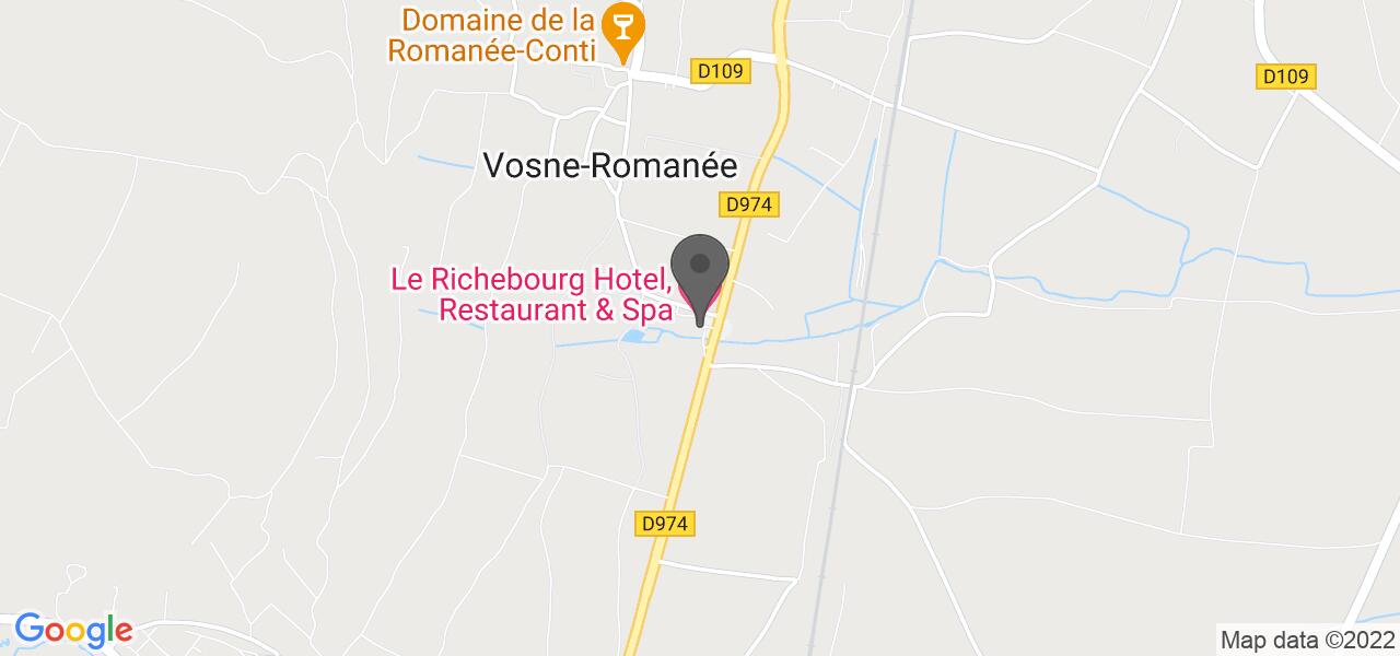 Plan d'accès — Le Vintage (Hôtel le Richebourg)