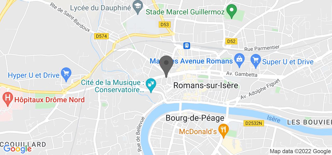 Plan d'accès — Le Café des Arts