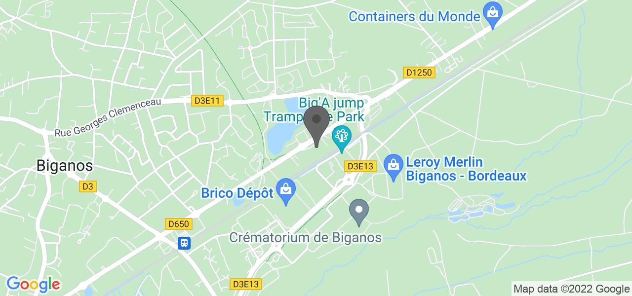 Plan d'accès — Braise & Co Biganos