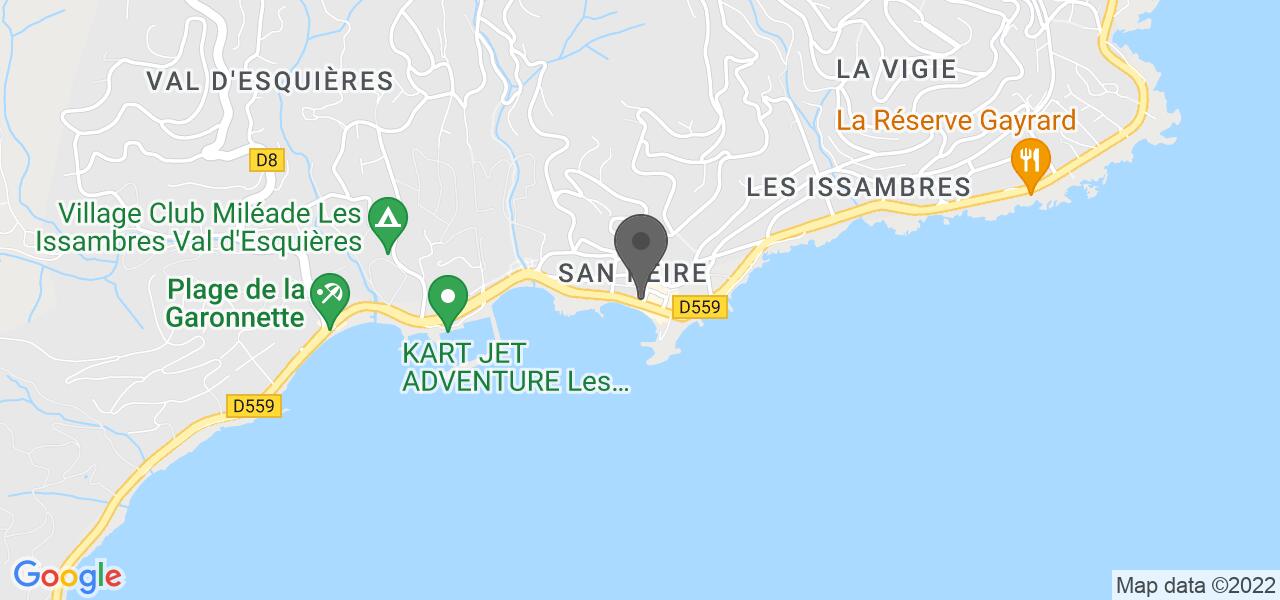 แผนที่การเดินทาง — Le Bistrot (Hôtel le Provençal)