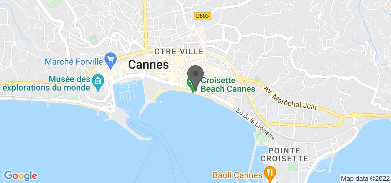 Plan d'accès — CBeach