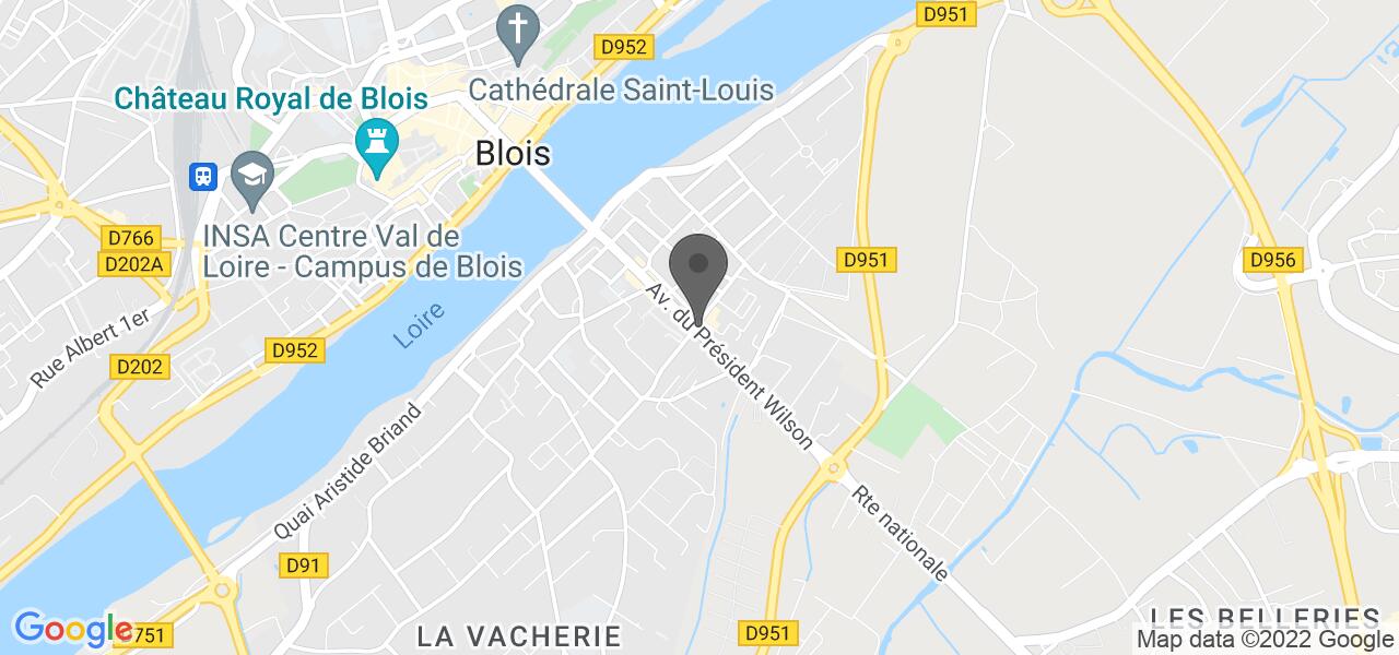 Plan d'accès — Au Bacchus Gourmand