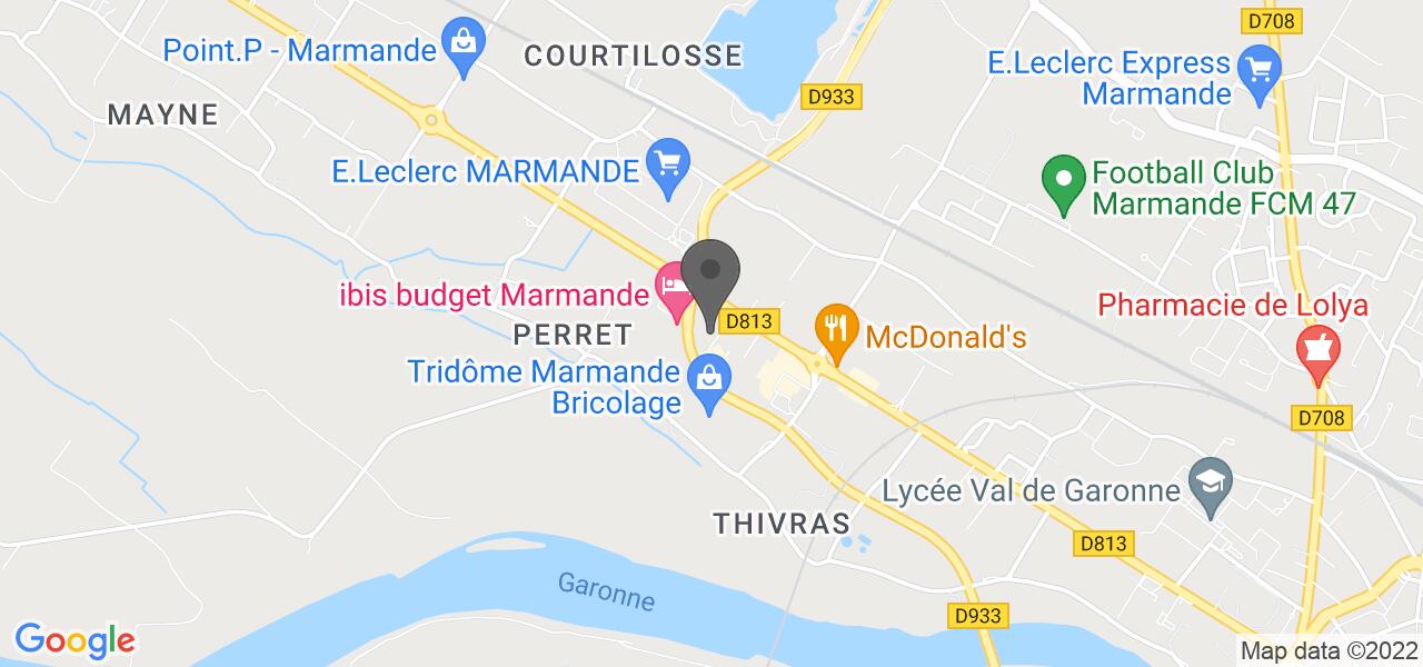 交通地图 — Le Palais de Marmande