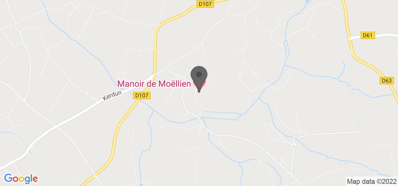 Plan d'accès — Manoir de moëllien