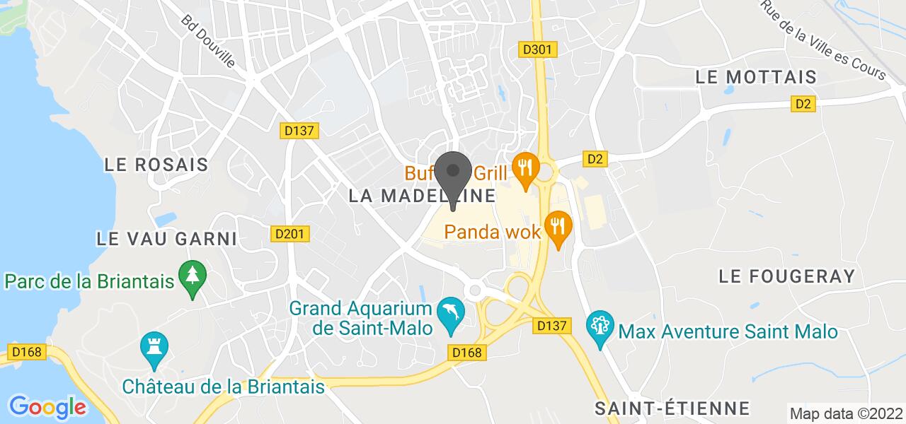 Plan d'accès — Le Moulard d'Ogust