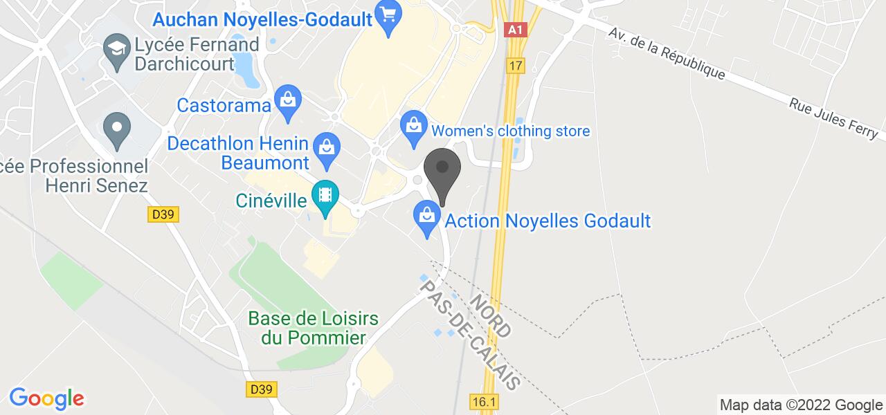Plan d'accès — IL RISTORANTE - le restaurant italien de Noyelles Godault