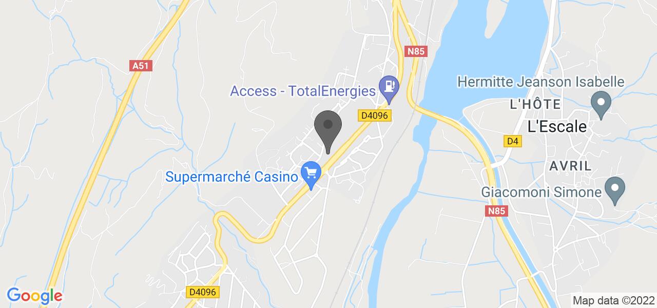 Plan d'accès — Le Stendhal