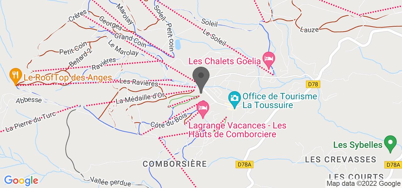 Access map — Les Airelles
