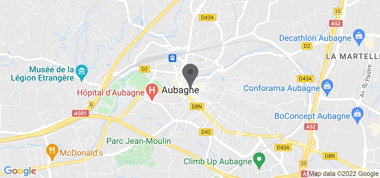 Plan d'accès — Zia Concetta Village d'Aubagne