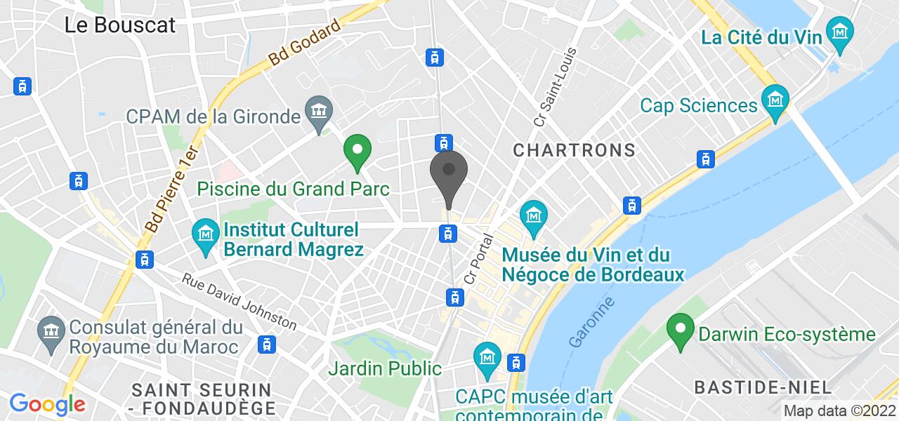Plan d'accès — La Causerie des Chartrons