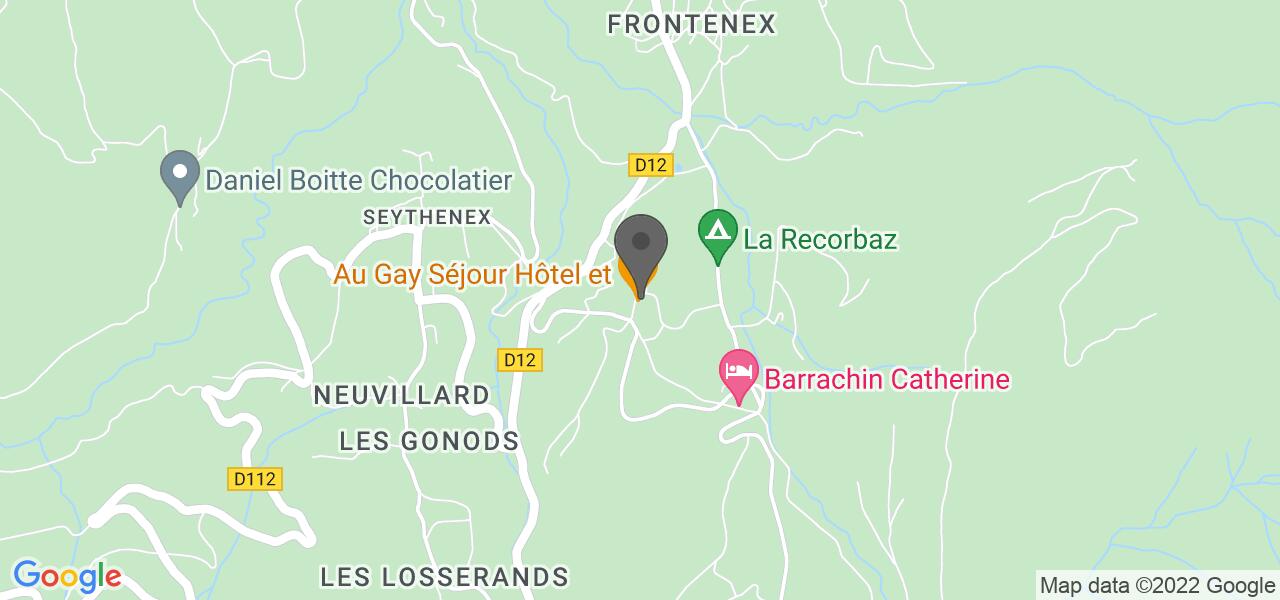 Plan d'accès — Au Gay Séjour