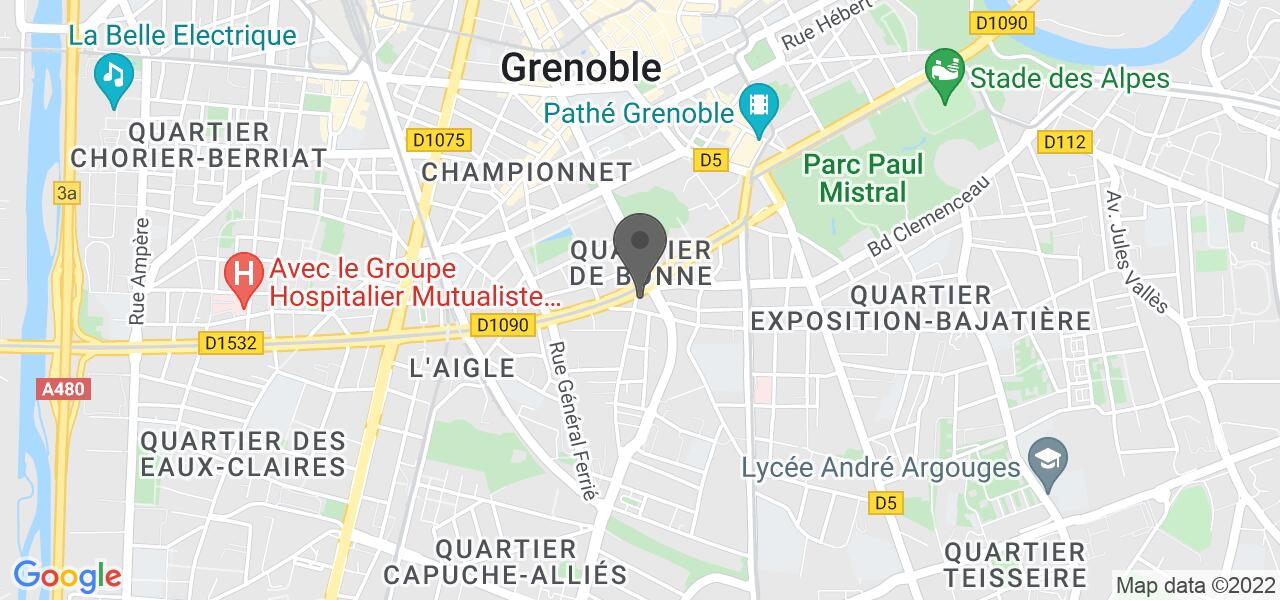 Plan d'accès — Sushi Shop Grenoble Gustave Rivet