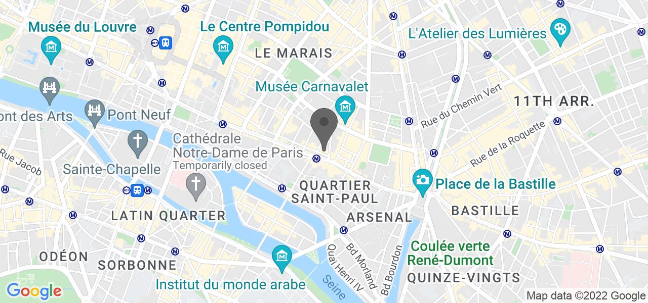 Mapa de acesso — Chez Ajia