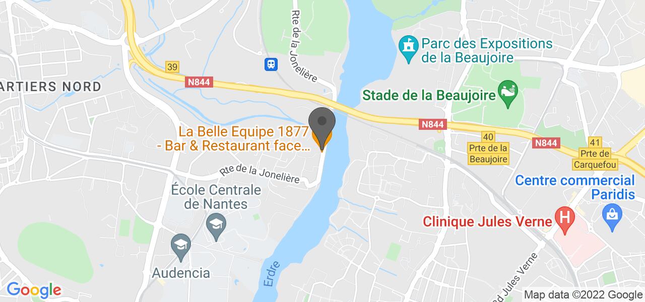 Plan d'accès — La Belle Équipe 1877