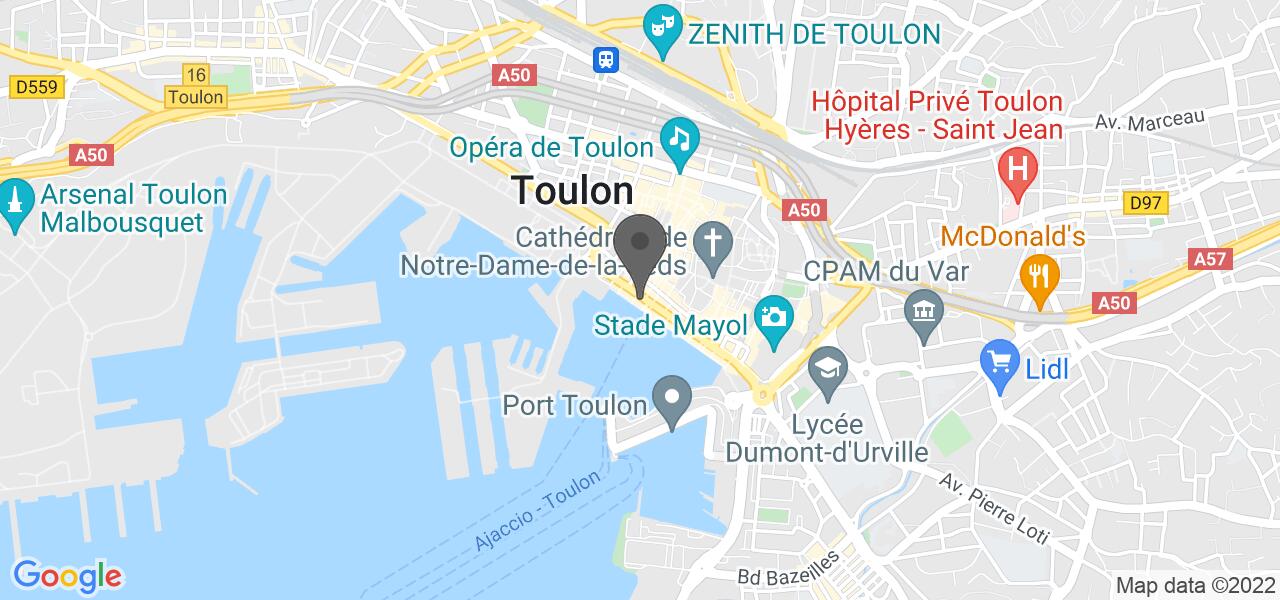 Plan d'accès — Gaetano Pizza - Le Port