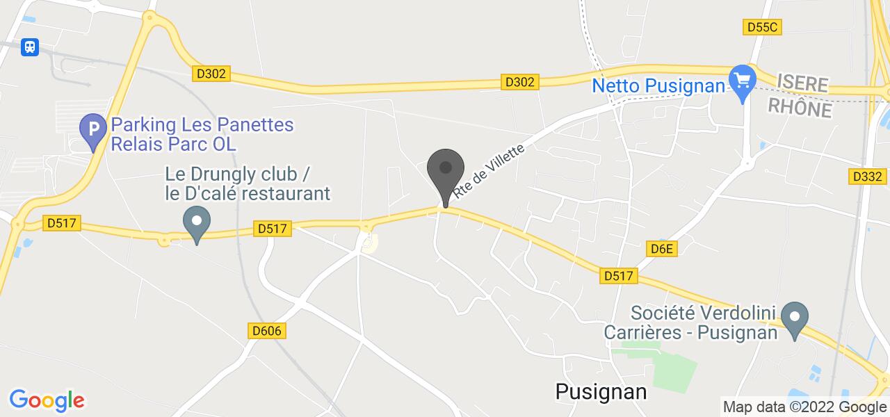 Routekaart — Restaurant du Commerce