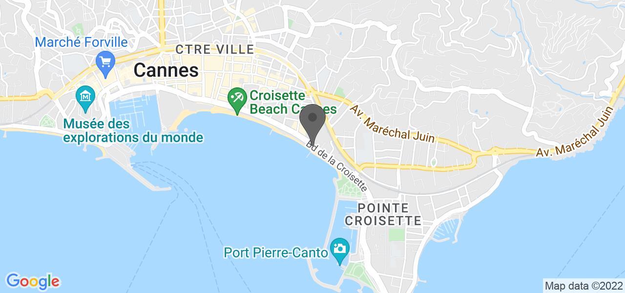 Plan d'accès — Plage Ondine