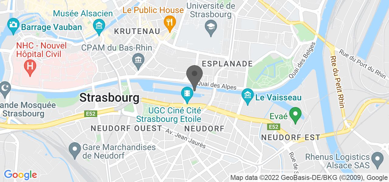 Plan d'accès — Memphis Strasbourg