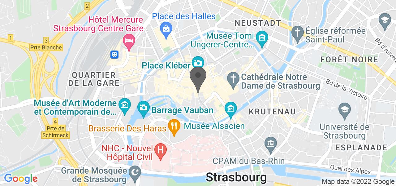 Access map — L'Alsace à Table