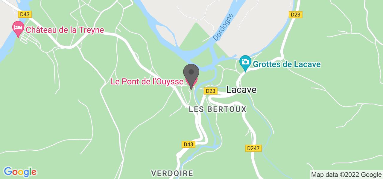 Plan d'accès — HÔTEL-RESTAURANT PONT DE L'OUYSSE