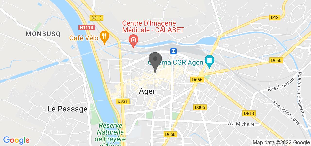 แผนที่การเดินทาง — Monsieur Jeannot