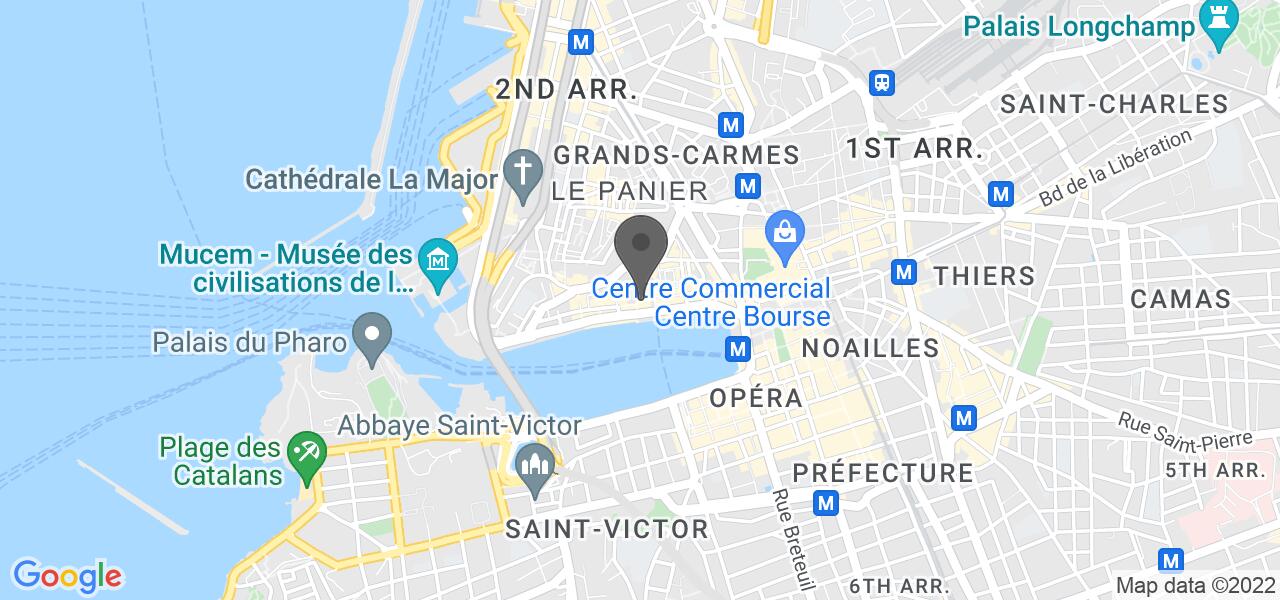 Plan d'accès — La Cuisine de Rue