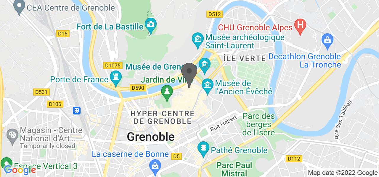 Plan d'accès — Sushi Grenoble