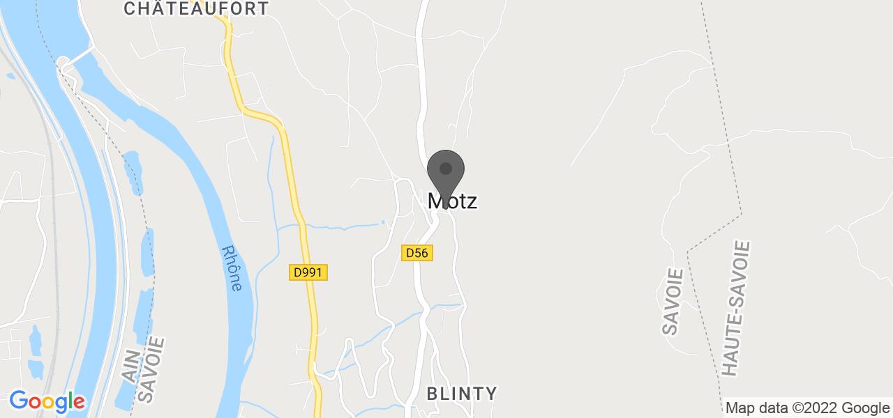 Access map — Auberge de Motz