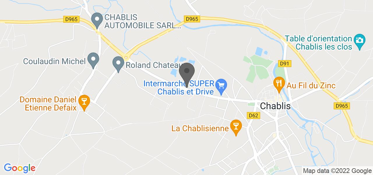 Схема проезда — Aux lys de chablis