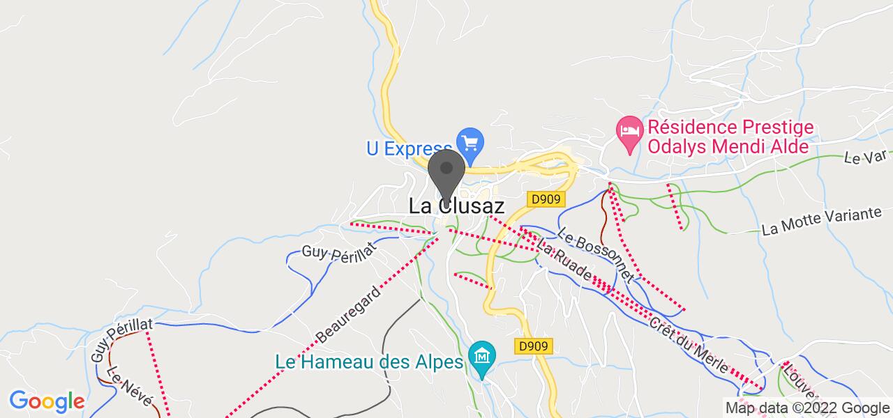 Mappa di accesso — Chez Papaz