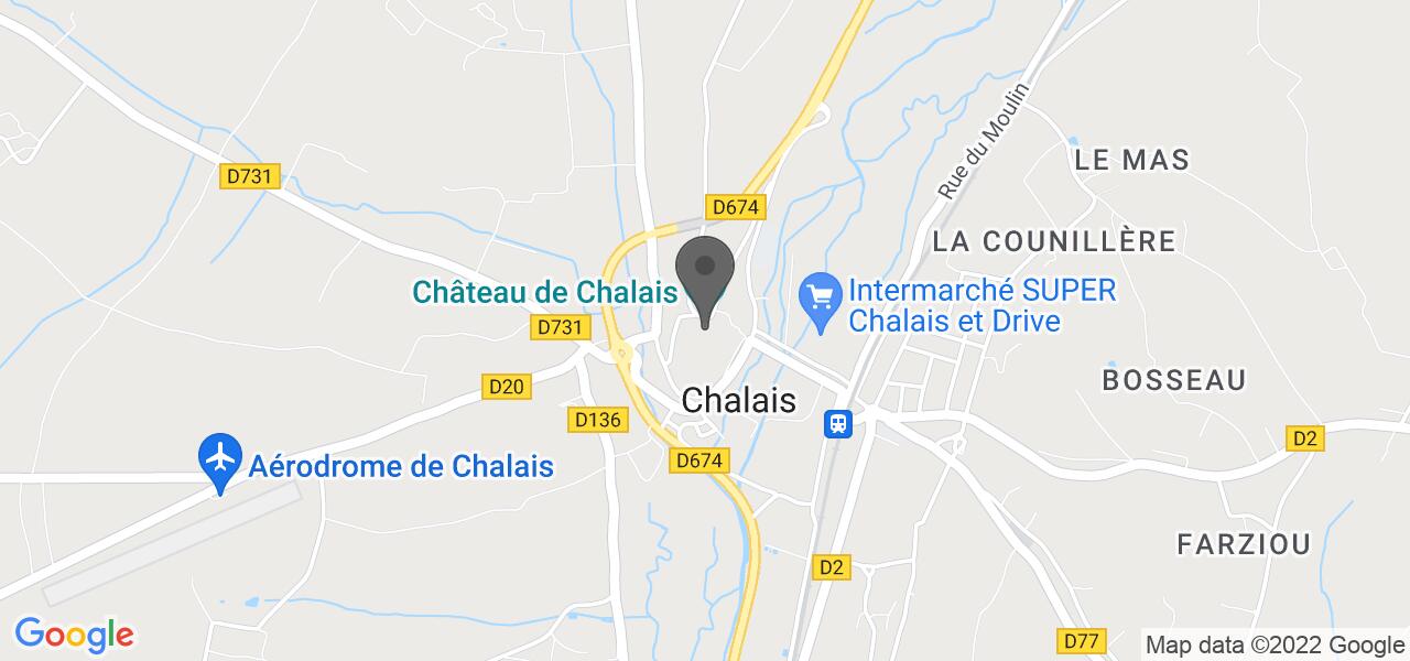 Plan d'accès — Le Relais du Château