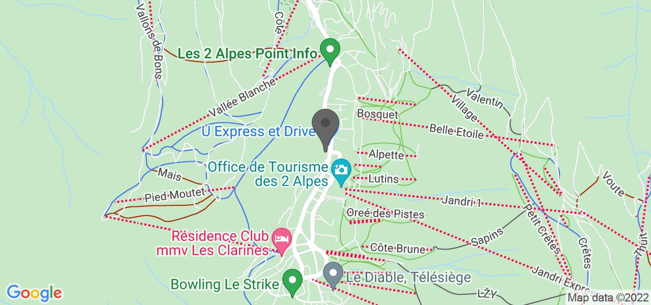 Plan d'accès — Le Rustique