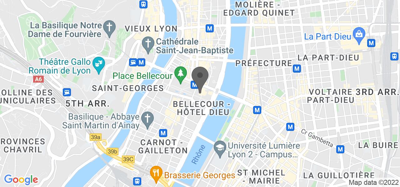 Plan d'accès — Le Comptoir des Marronniers