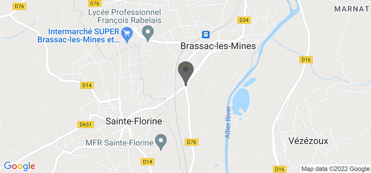 Plan d'accès — Le Saphir