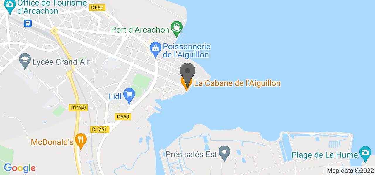 Plan d'accès — La Cabane de l'Aiguillon