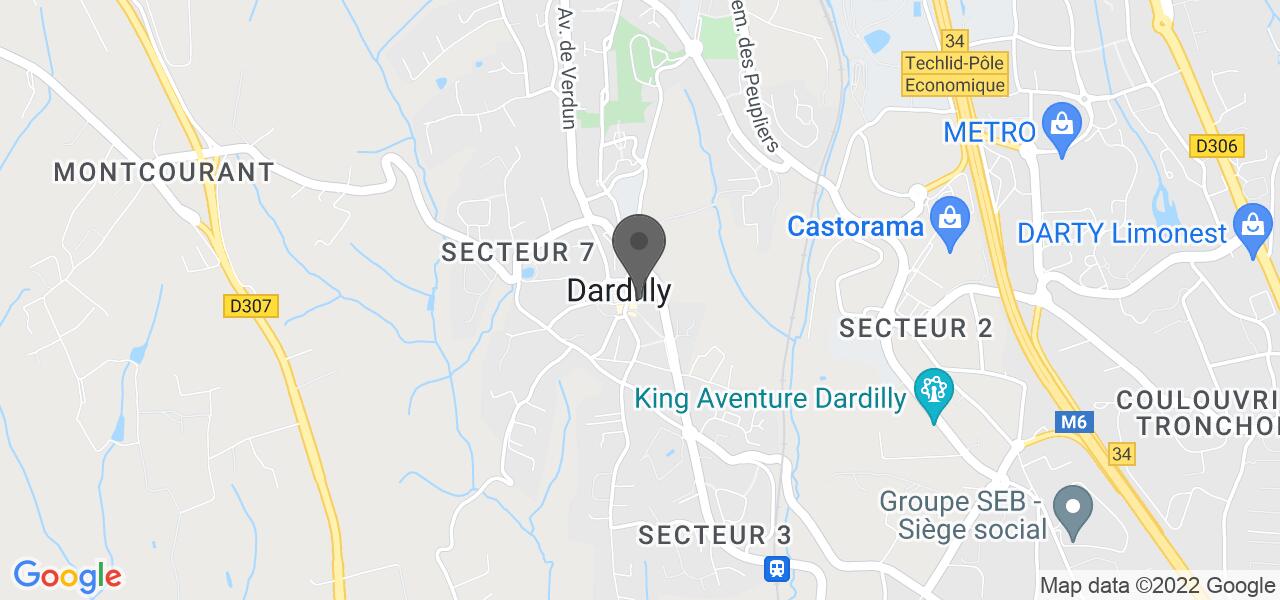 Plan d'accès — Les Terrasses de Dardilly
