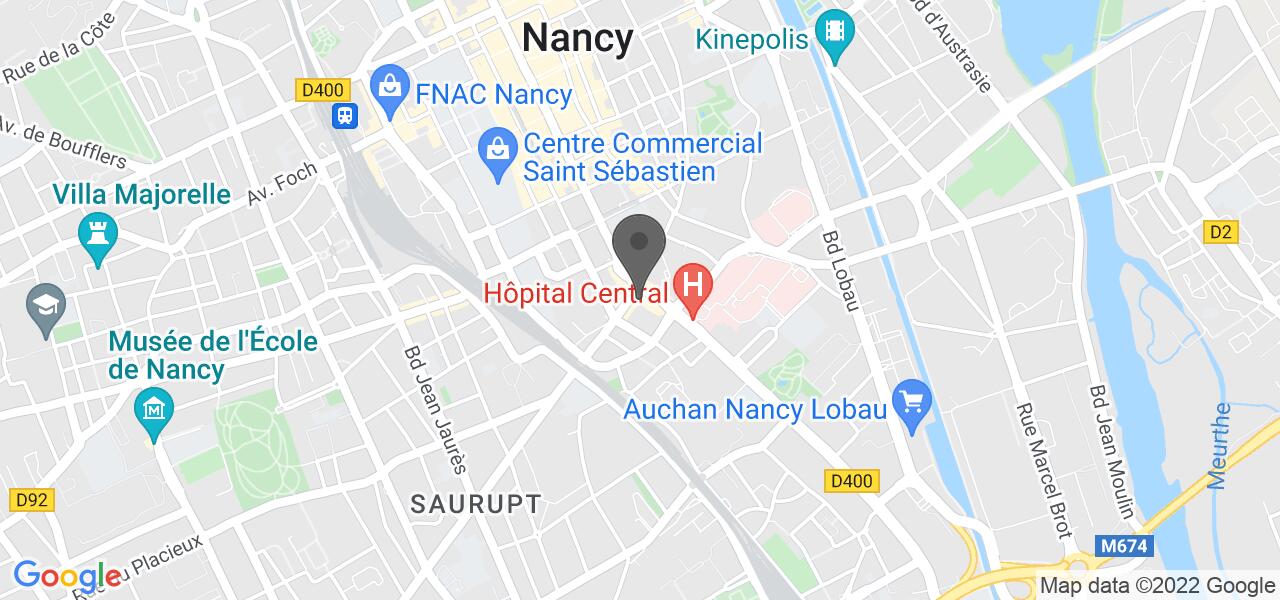 Plan d'accès — Brasserie Le Strasbourg