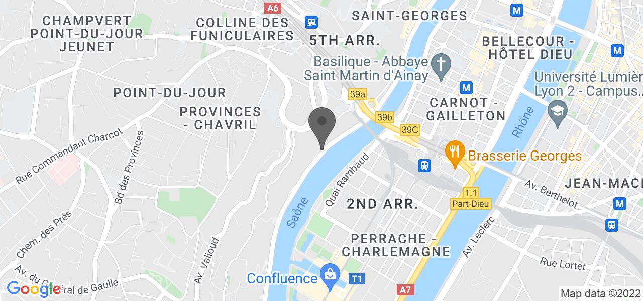 Mappa di accesso — Aux Bons Sauvages
