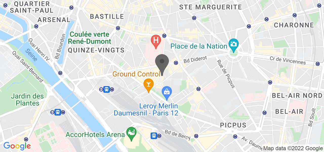 Plan d'accès — La Patisserie Américaine