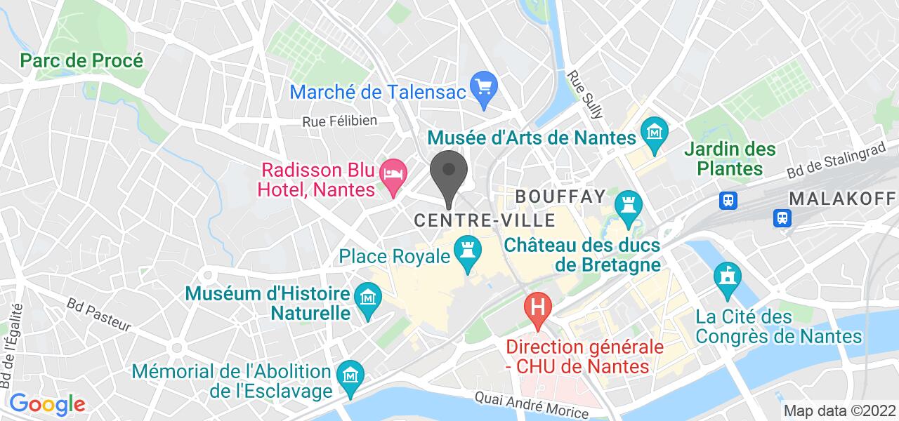 Plan d'accès — Pokawa Nantes