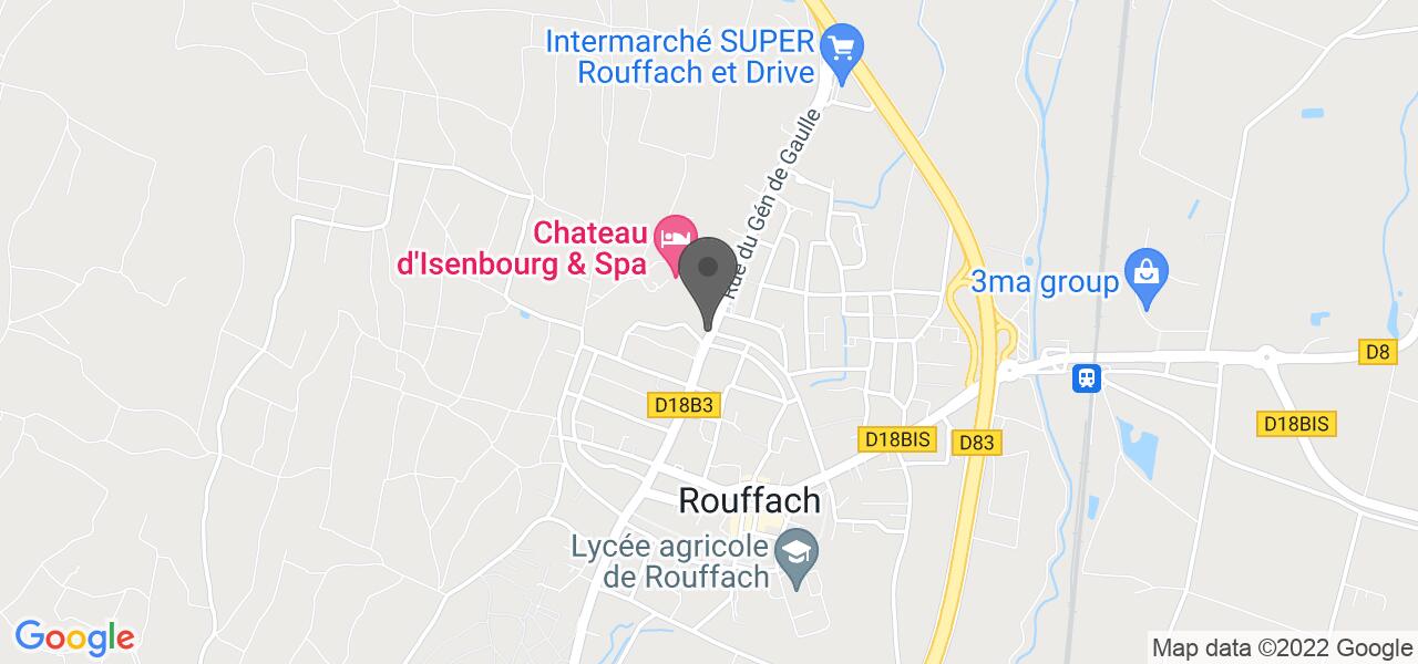 Plan d'accès — Domaine de Rouffach (Ex - A La Ville de Lyon)