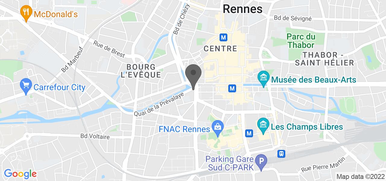 Anfahrtsplan — La Taverne de la Marine