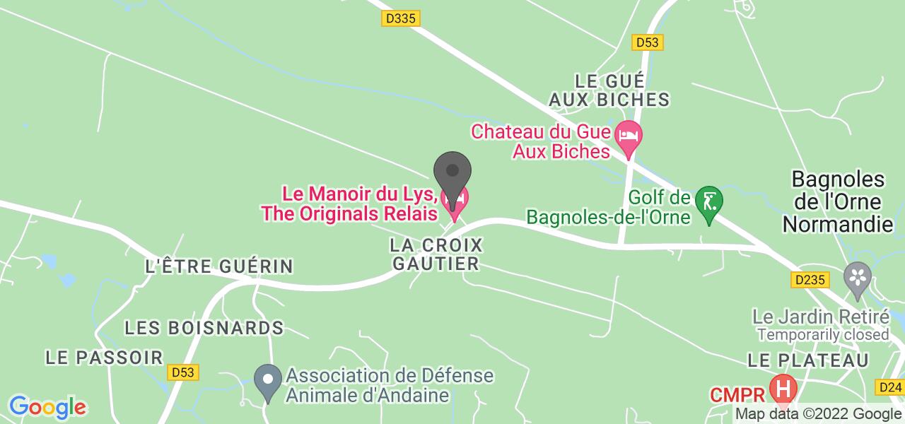 アクセスマップ — Le manoir du lys