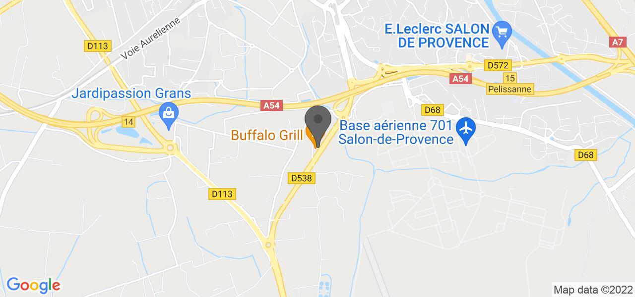 Plan d'accès — Buffalo Grill SALON DE PROVENCE