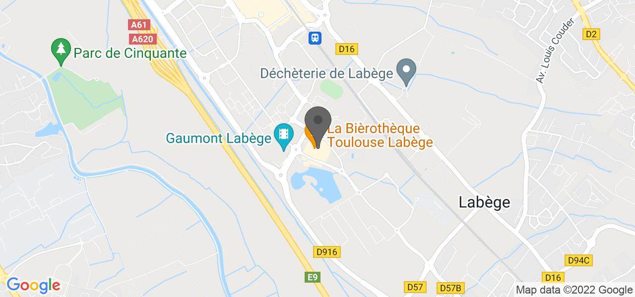 Plan d'accès — French Burgers Labège