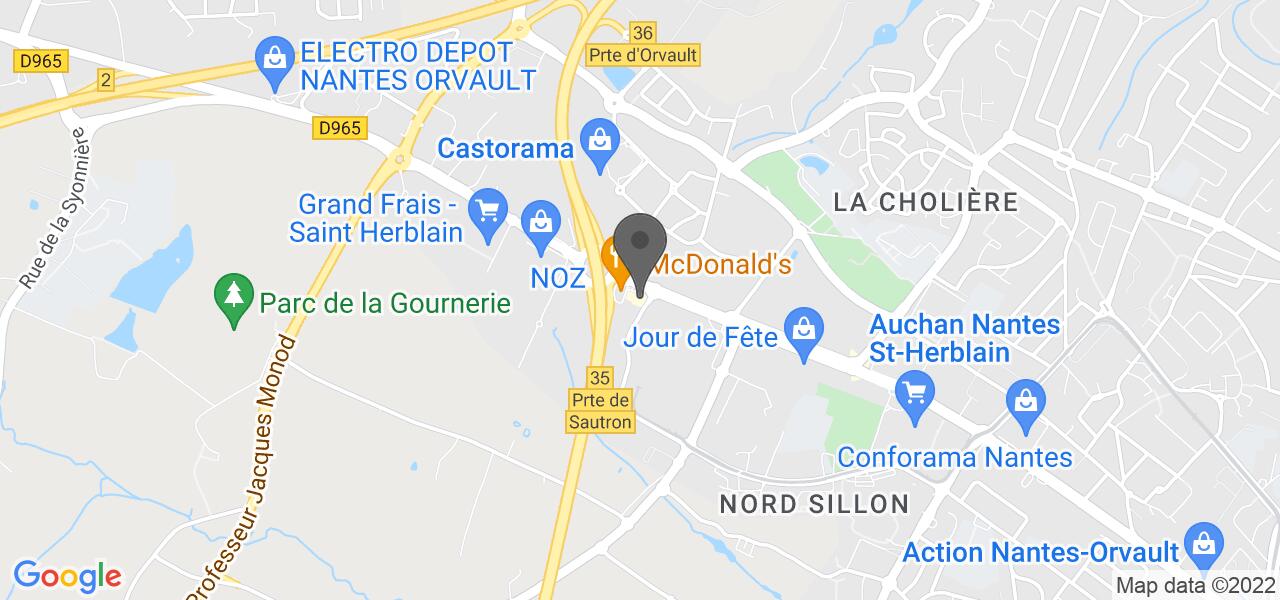 Plan d'accès — Il Ristorante Saint-Herblain-Nantes