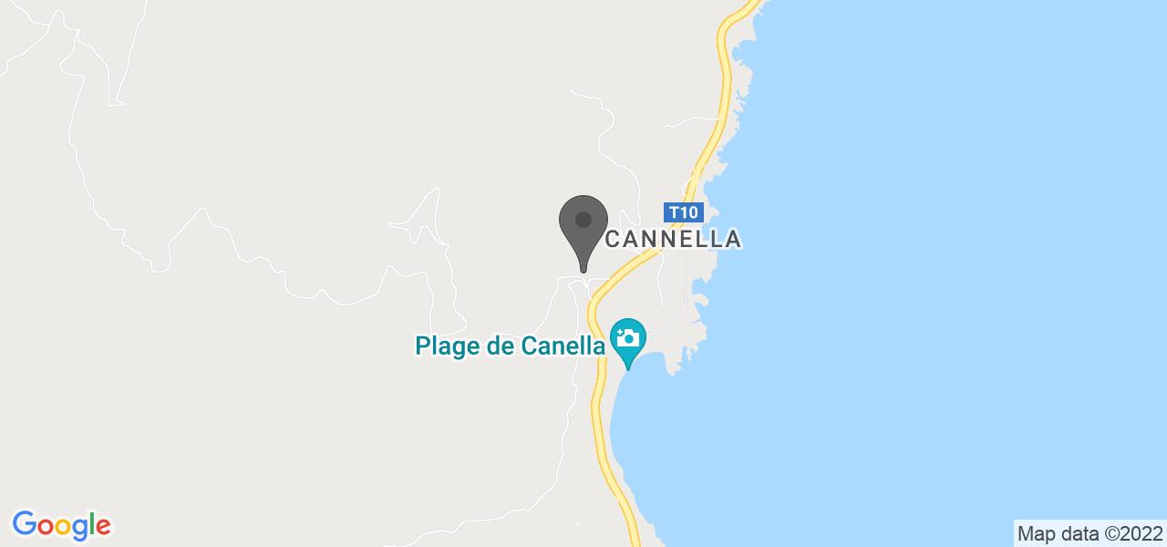 Access map — Auberge de Cannedda