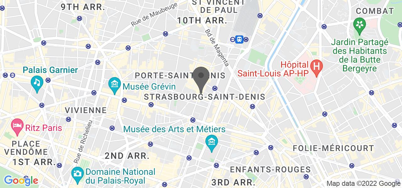 Mapa de acesso — Paris New York