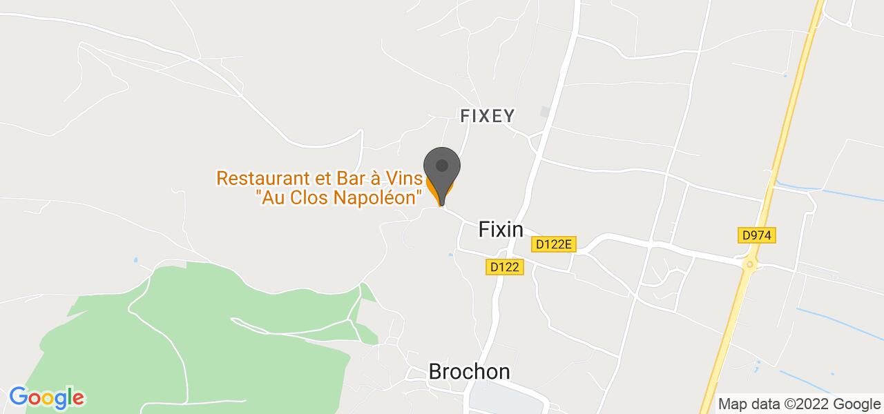 Plan d'accès — Au Clos Napoléon