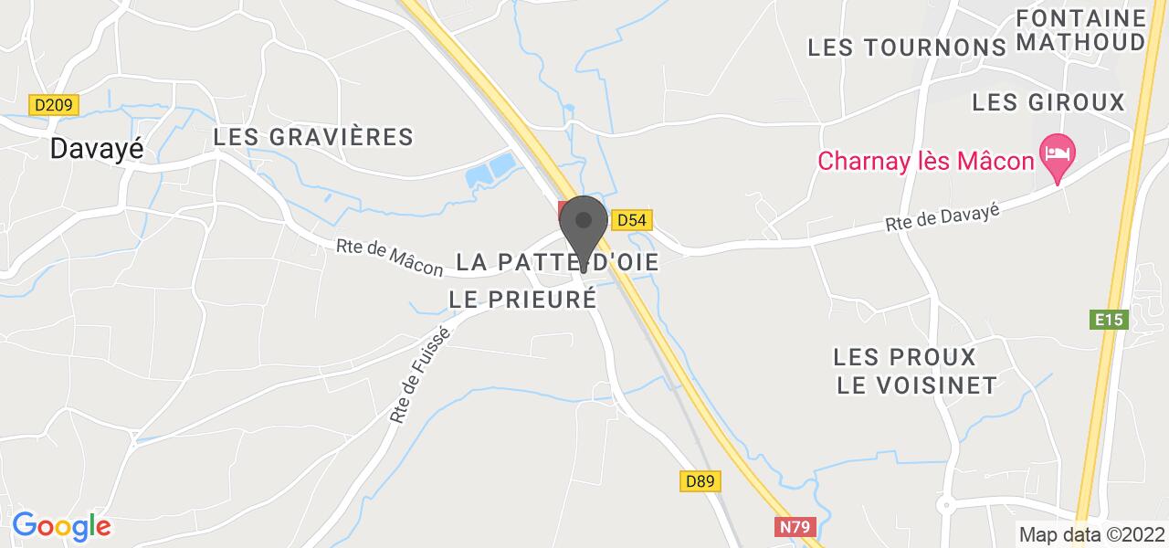Plan d'accès — La Patte d'Oie